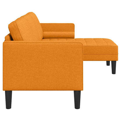 Sofa Set Dunkelgelb 173 x 131 x 67 cm Stoff