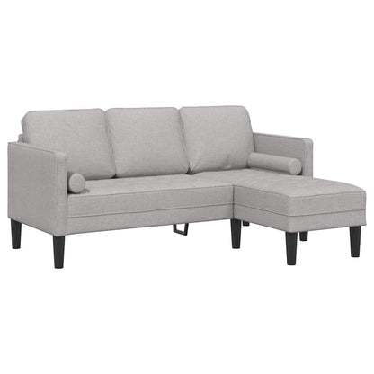 Sofa Set Wolken-Grau 173 x 131 x 67 cm Stoff