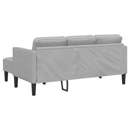 Sofa Set Wolken-Grau 173 x 131 x 67 cm Stoff