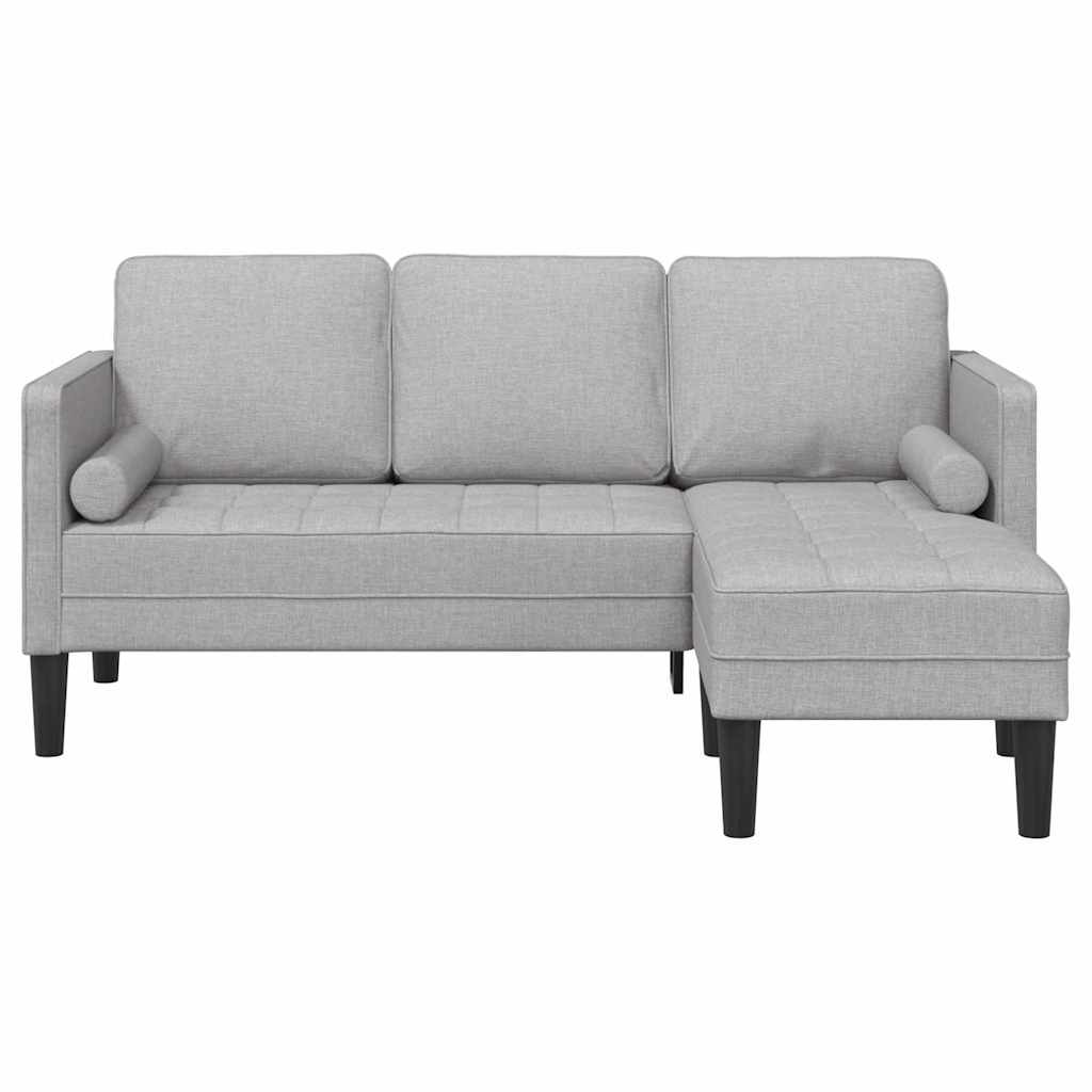Sofa Set Wolken-Grau 173 x 131 x 67 cm Stoff