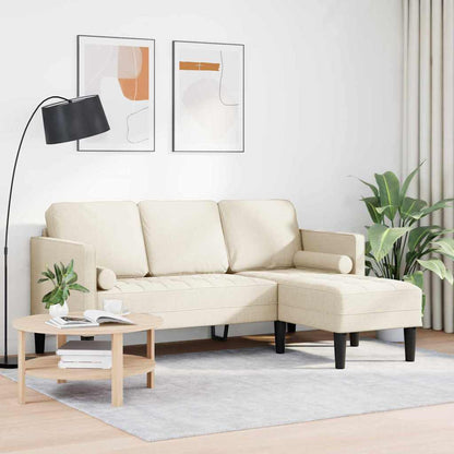 Sofa Set Leinen 173 x 131 x 67 cm Stoff