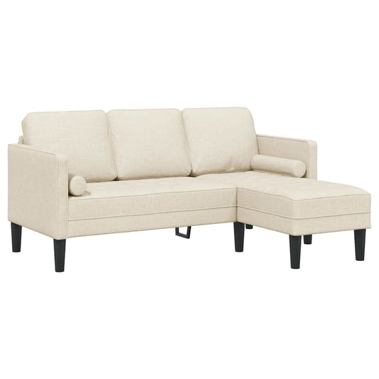 Sofa Set Leinen 173 x 131 x 67 cm Stoff