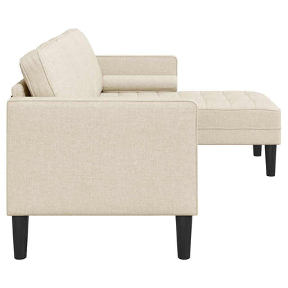 Sofa Set Leinen 173 x 131 x 67 cm Stoff