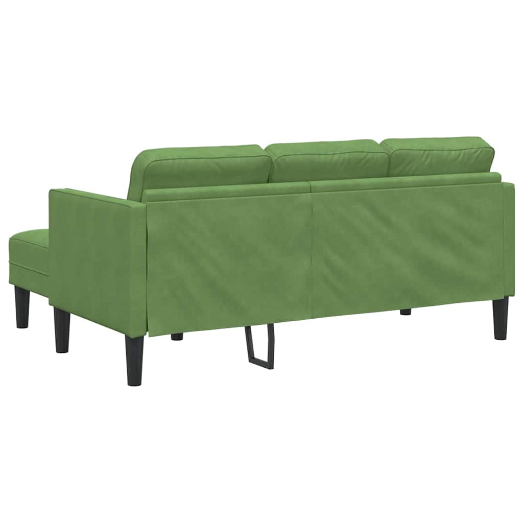 Sofa Set Hellgrün 173 x 131 x 67 cm Samt