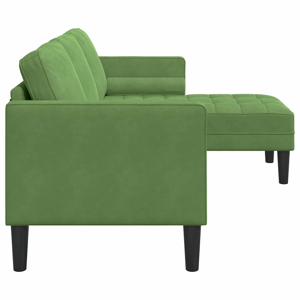 Sofa Set Hellgrün 173 x 131 x 67 cm Samt
