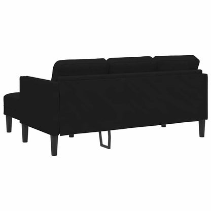 Sofa Set Schwarz 173 x 131 x 67 cm Samt