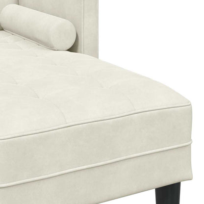 Sofa Set Creme 173 x 131 x 67 cm Samt