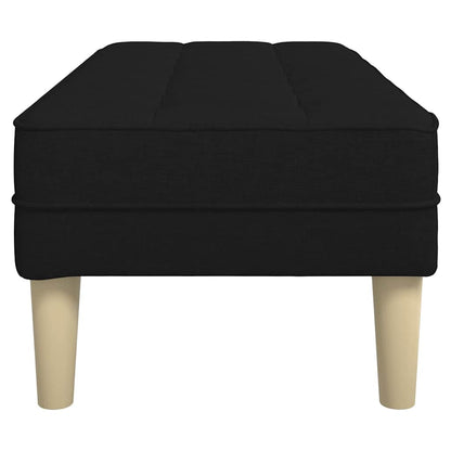 Bank Schwarz 113 x 57 x 39 cm Stoff