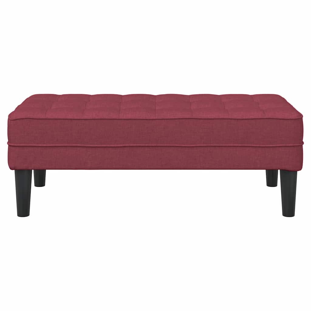 Bank Weinrot 113 x 57 x 39 cm Stoff