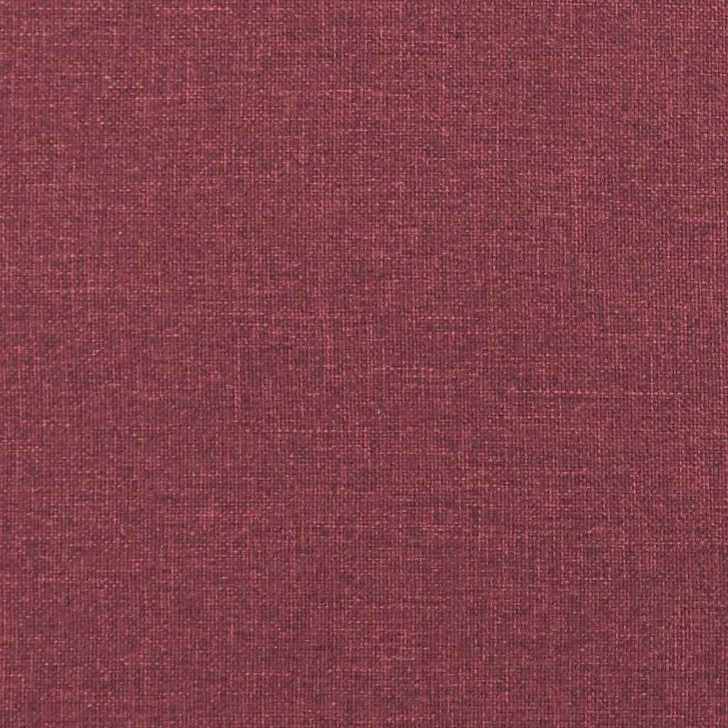 Bank Weinrot 113 x 57 x 39 cm Stoff