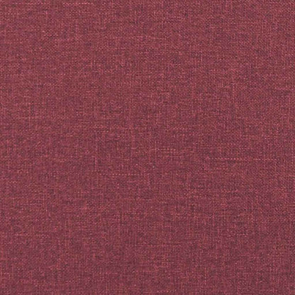 Bank Weinrot 113 x 57 x 39 cm Stoff
