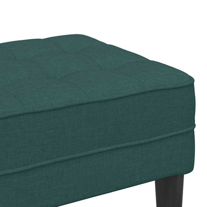 Bank Dunkelgrün 113 x 57 x 39 cm Stoff