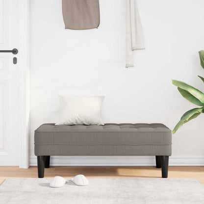 Bank Taupe 113 x 57 x 39 cm Stoff