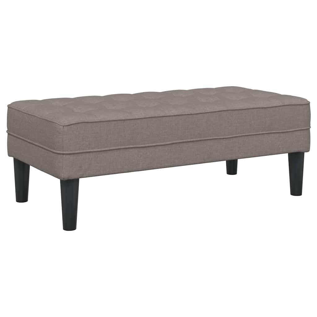 Bank Taupe 113 x 57 x 39 cm Stoff
