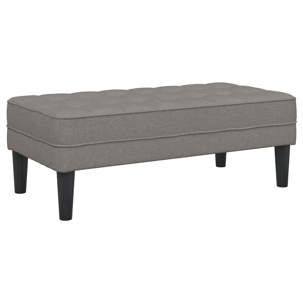 Bank Taupe 113 x 57 x 39 cm Stoff