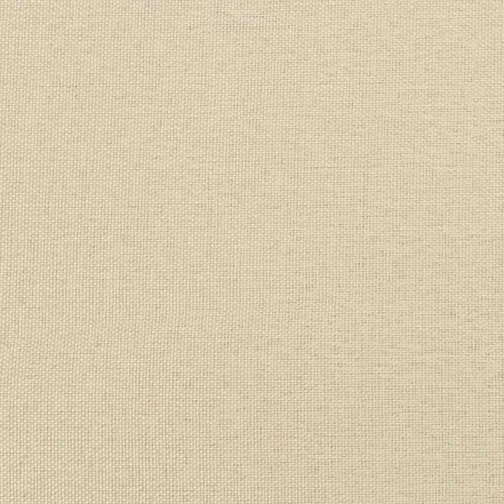 Bank Creme 113 x 57 x 39 cm Stoff