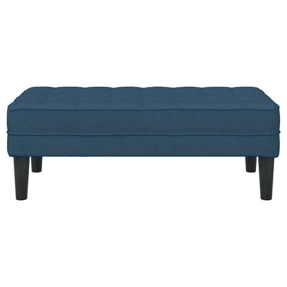 Bank Blau 113 x 57 x 39 cm Stoff