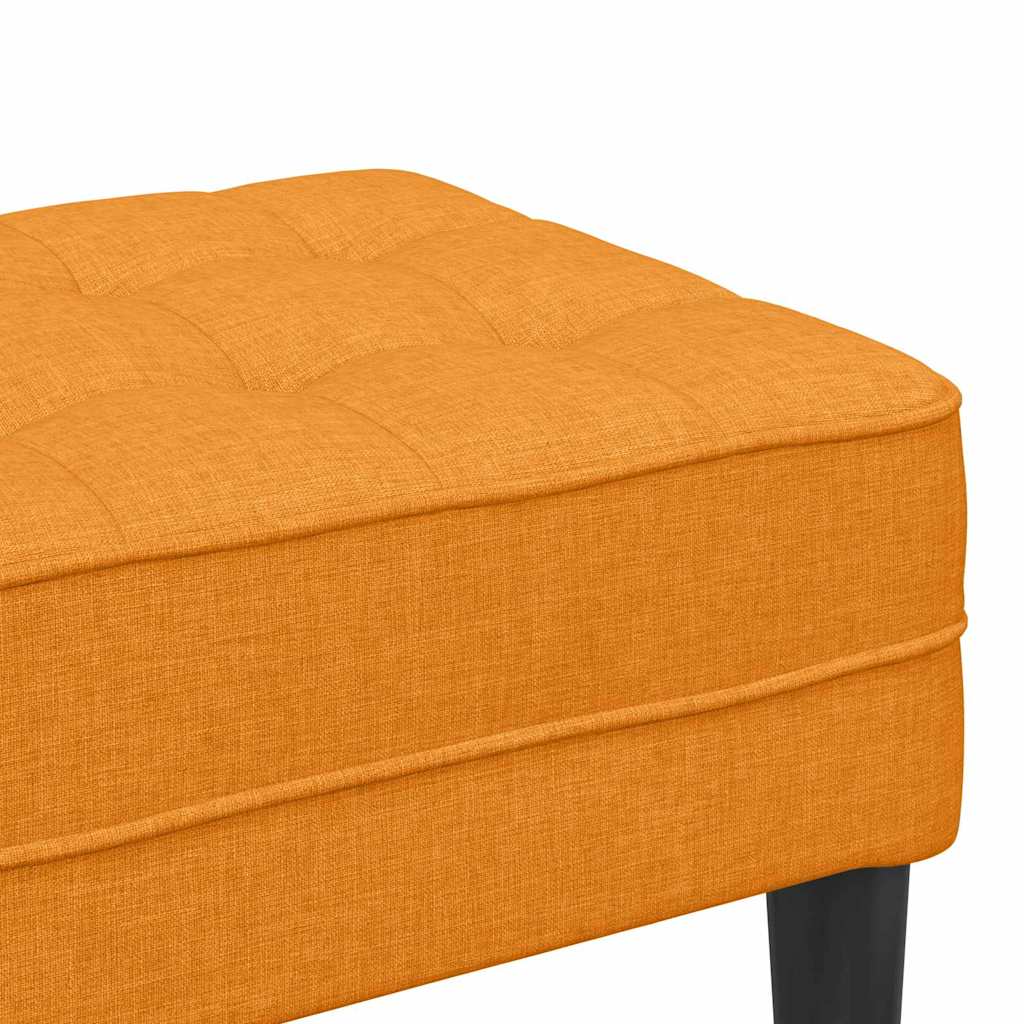 Bank Dunkelgelb 113 x 57 x 39 cm Stoff
