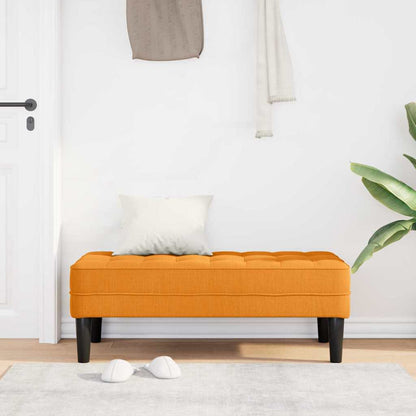 Bank Dunkelgelb 113 x 57 x 39 cm Stoff