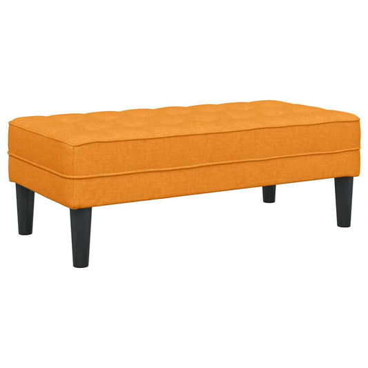 Bank Dunkelgelb 113 x 57 x 39 cm Stoff