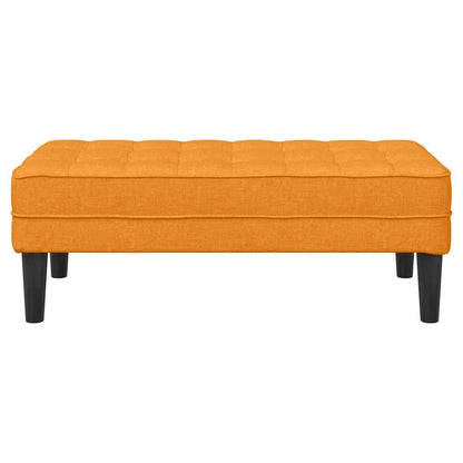 Bank Dunkelgelb 113 x 57 x 39 cm Stoff