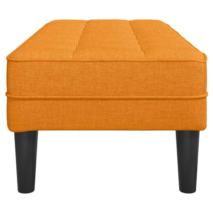 Bank Dunkelgelb 113 x 57 x 39 cm Stoff
