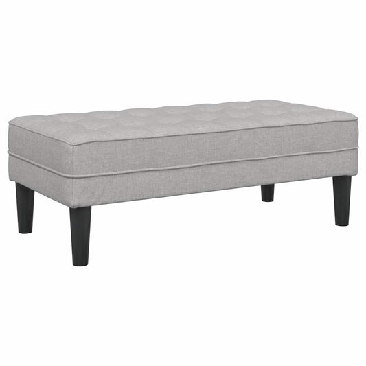 Bank Wolken-Grau 113 x 57 x 39 cm Stoff
