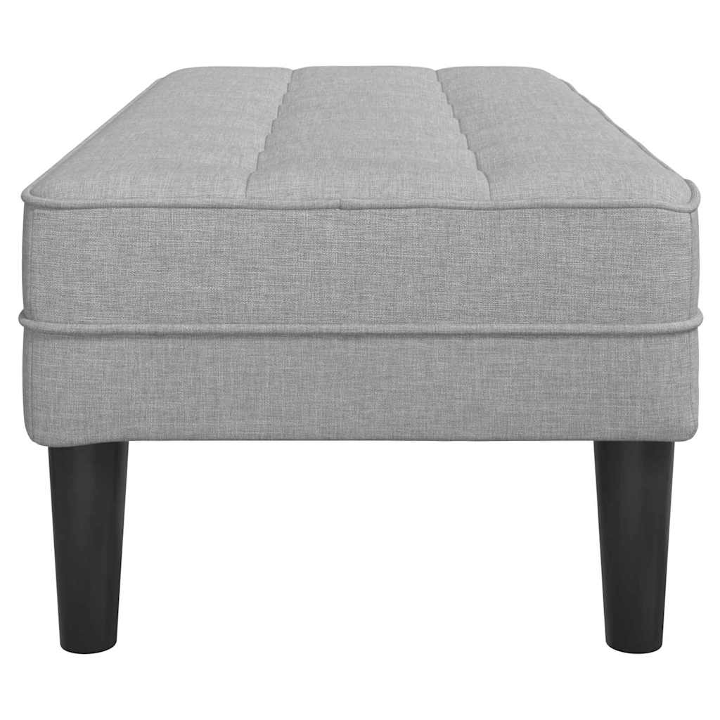 Bank Wolken-Grau 113 x 57 x 39 cm Stoff