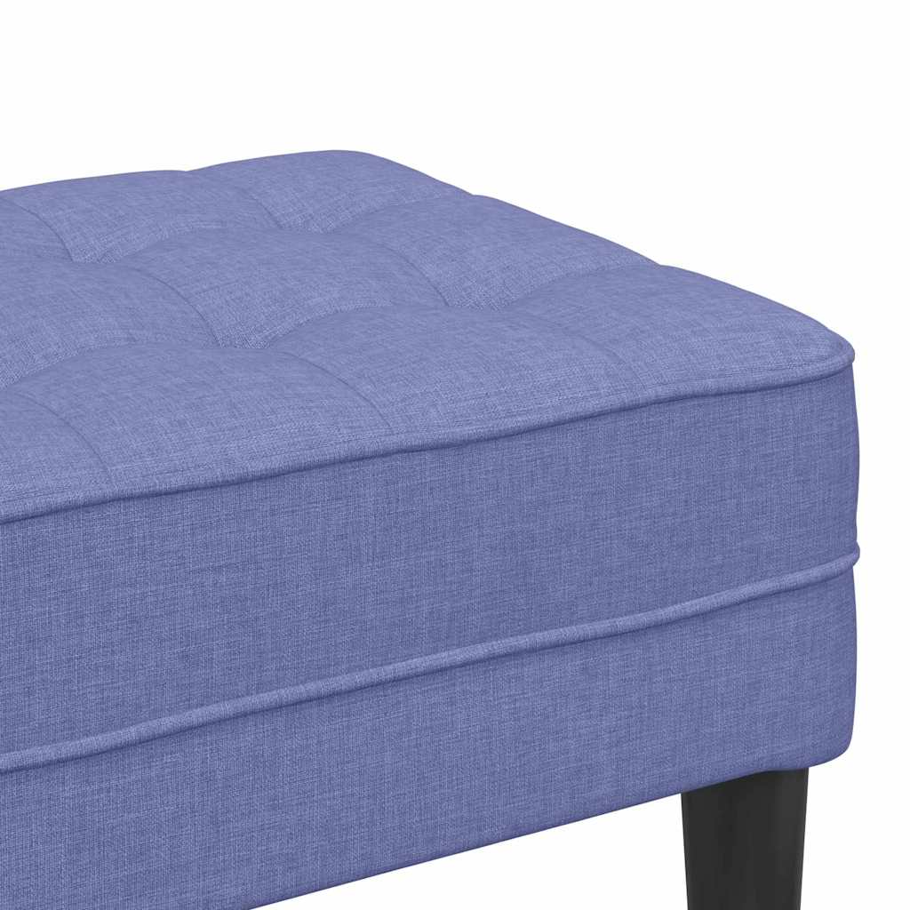 Bank Jeansblau 113 x 57 x 39 cm Stoff