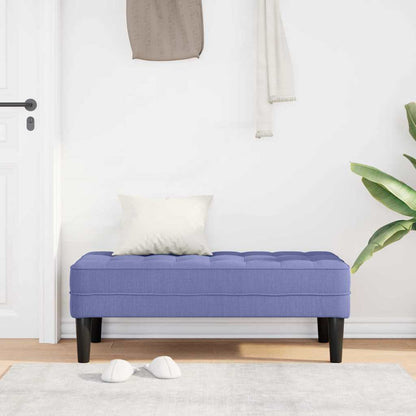 Bank Jeansblau 113 x 57 x 39 cm Stoff