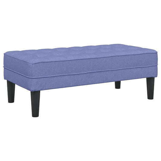 Bank Jeansblau 113 x 57 x 39 cm Stoff
