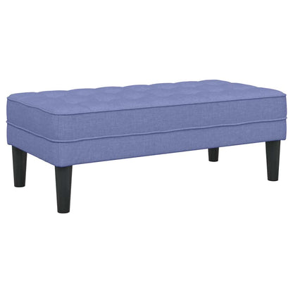 Bank Jeansblau 113 x 57 x 39 cm Stoff
