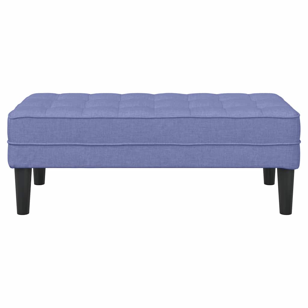 Bank Jeansblau 113 x 57 x 39 cm Stoff