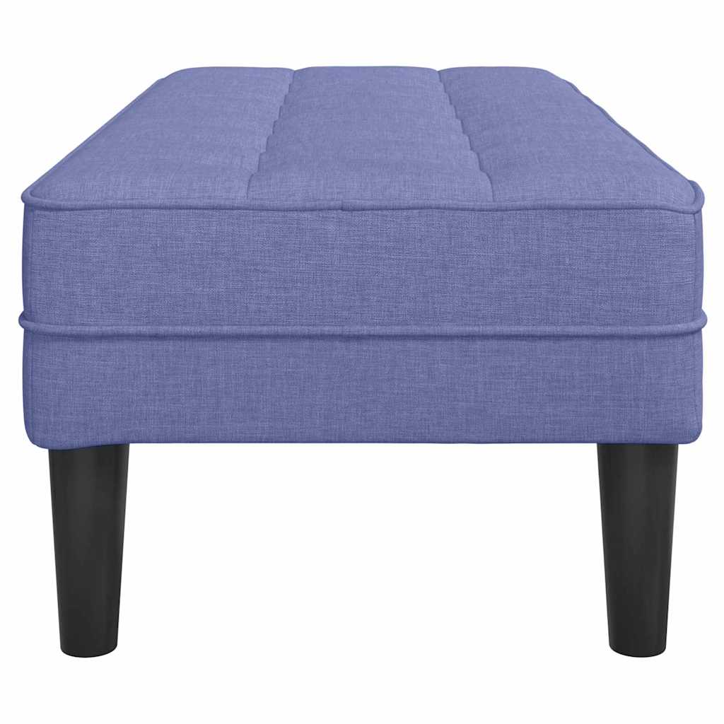 Bank Jeansblau 113 x 57 x 39 cm Stoff