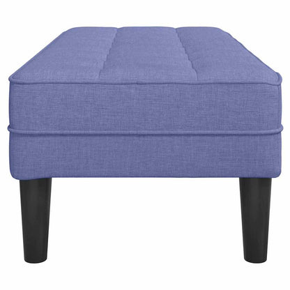 Bank Jeansblau 113 x 57 x 39 cm Stoff