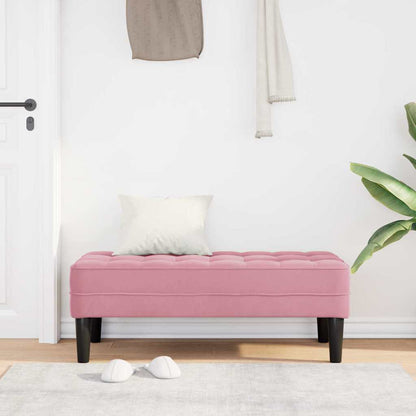 Bank Rosa 113 x 57 x 39 cm Samt
