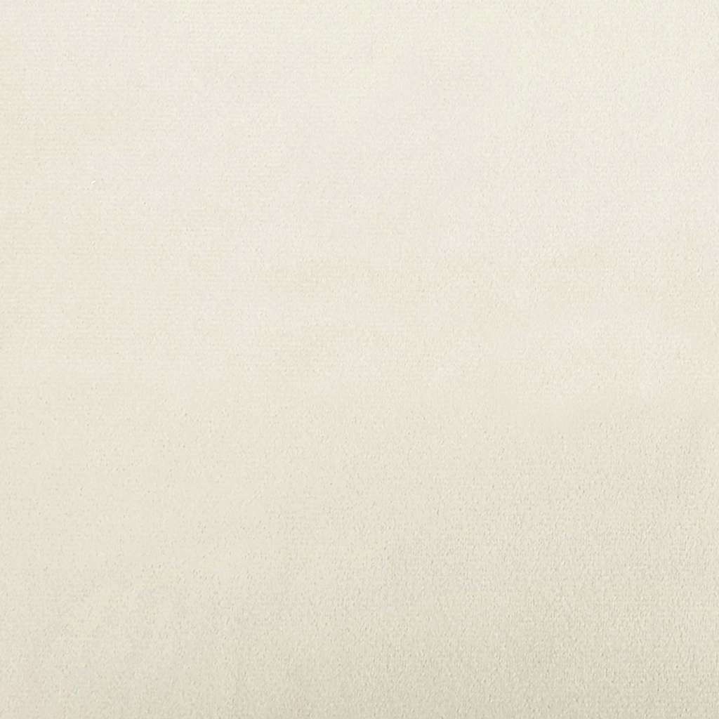 Bank Creme 113 x 57 x 39 cm Samt