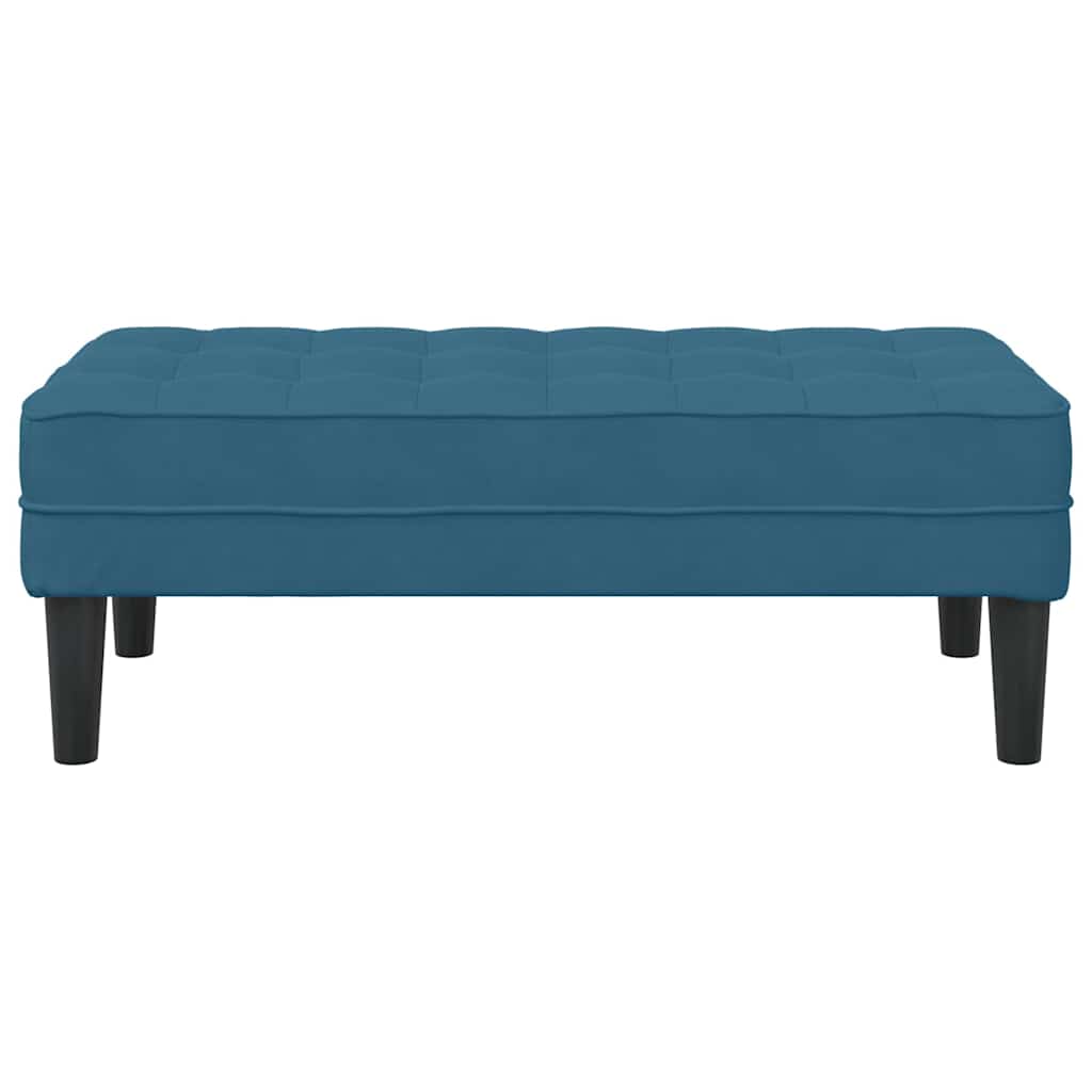 Bank Blau 113 x 57 x 39 cm Samt