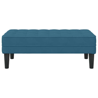 Bank Blau 113 x 57 x 39 cm Samt
