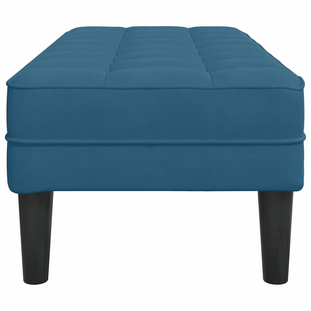 Bank Blau 113 x 57 x 39 cm Samt
