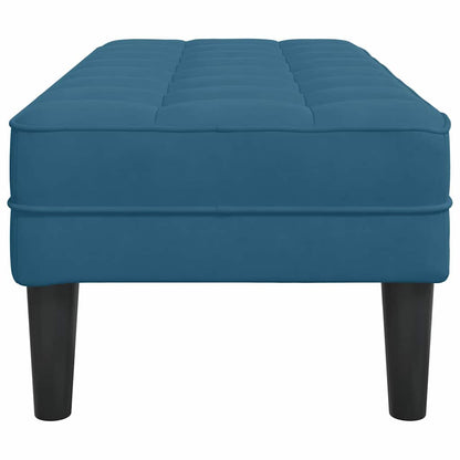 Bank Blau 113 x 57 x 39 cm Samt