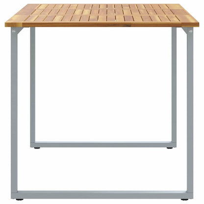 Garten-Eßtisch Grau 140 x 80 x 75 cm