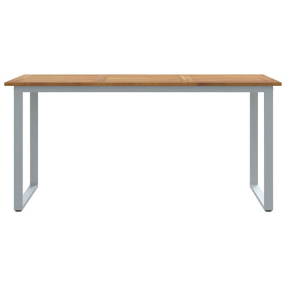 Garten-Eßtisch Grau 160 x 80 x 75 cm