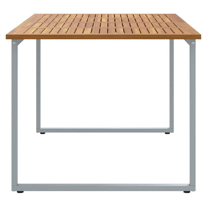 Garten-Eßtisch Grau 180 x 90 x 75 cm