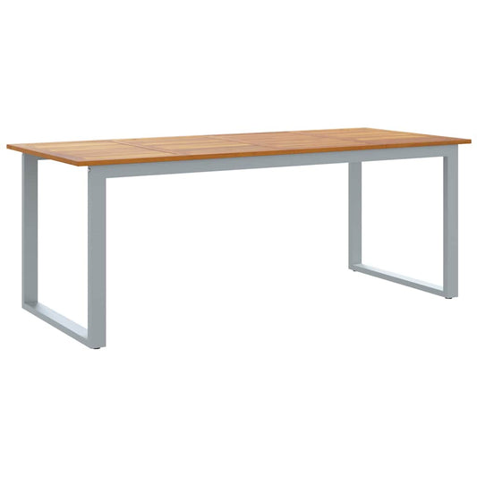 Garten-Eßtisch Grau 200 x 90 x 75 cm