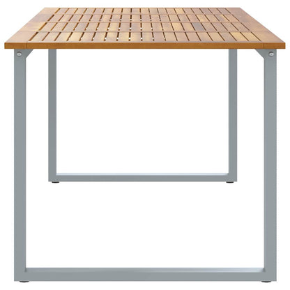 Garten-Eßtisch Grau 200 x 90 x 75 cm