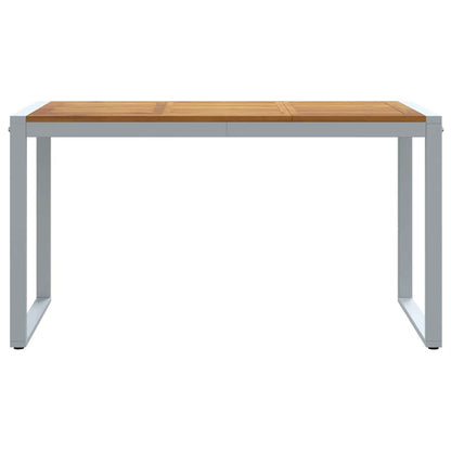 Garten-Eßtisch Grau 140 x 80 x 75 cm