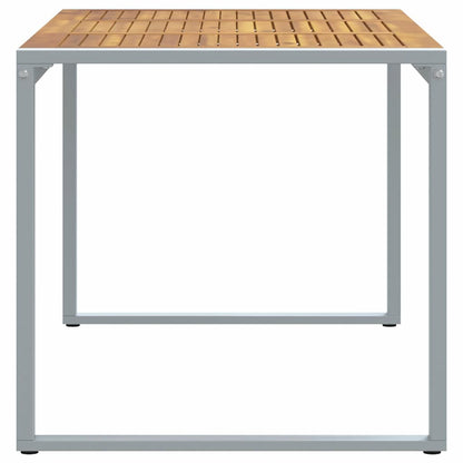 Garten-Eßtisch Grau 140 x 80 x 75 cm