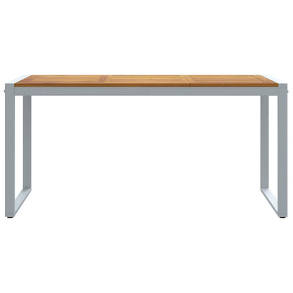 Garten-Eßtisch Grau 160 x 80 x 75 cm