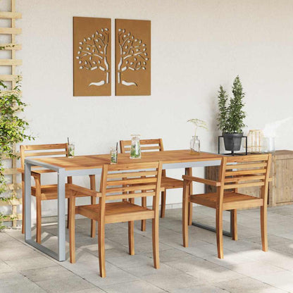 Garten-Eßtisch Grau 180 x 90 x 75 cm